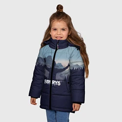 Куртка зимняя для девочки Far Cry 5: Ave Joseph, цвет: 3D-черный — фото 2
