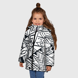 Куртка зимняя для девочки Boho Style, цвет: 3D-светло-серый — фото 2