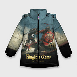 Куртка зимняя для девочки Kingdom Come: Deliverance, цвет: 3D-черный
