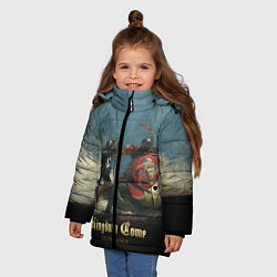 Куртка зимняя для девочки Kingdom Come: Deliverance, цвет: 3D-светло-серый — фото 2