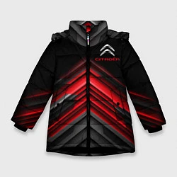 Зимняя куртка для девочки Citroen: Red sport