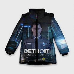 Куртка зимняя для девочки Detroit: Connor, цвет: 3D-черный