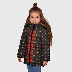 Куртка зимняя для девочки Wrong OBLADAET, цвет: 3D-черный — фото 2