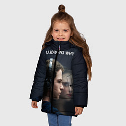 Куртка зимняя для девочки 13 причин почему, цвет: 3D-черный — фото 2