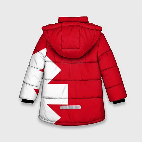 Зимняя куртка для девочки RHCP: Red Style / 3D-Красный – фото 2