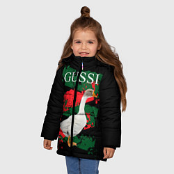 Куртка зимняя для девочки GUSSI Hype, цвет: 3D-красный — фото 2