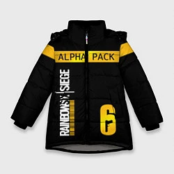 Куртка зимняя для девочки Rainbow Six Siege: Alpha Pack, цвет: 3D-светло-серый