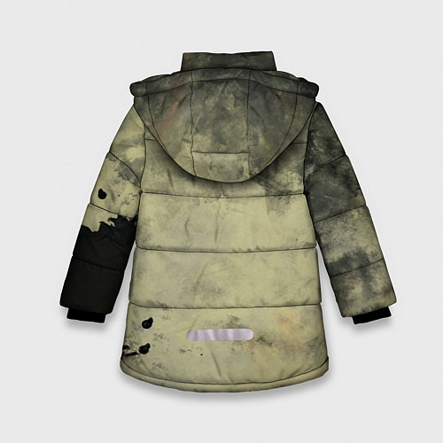Зимняя куртка для девочки Breaking Benjamin / 3D-Светло-серый – фото 2