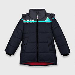 Куртка зимняя для девочки Detroit: RK800, цвет: 3D-красный