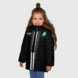 Куртка зимняя для девочки RK800 Android Black, цвет: 3D-черный — фото 2