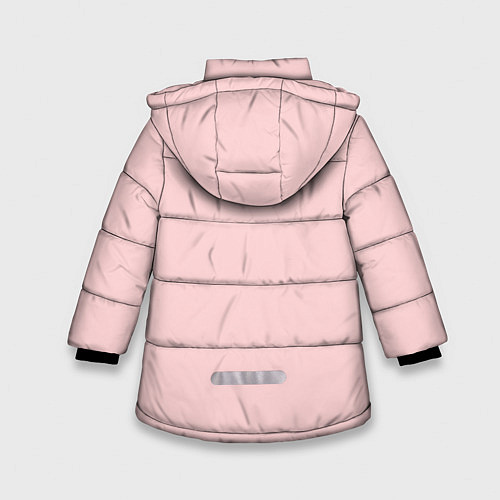 Зимняя куртка для девочки Унесенные призраками / 3D-Светло-серый – фото 2