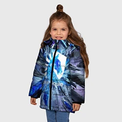 Куртка зимняя для девочки Team Liquid: Splinters, цвет: 3D-черный — фото 2