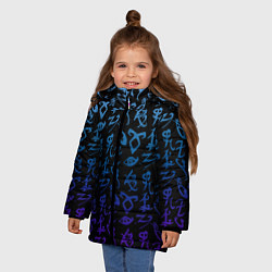 Куртка зимняя для девочки Blue Runes, цвет: 3D-светло-серый — фото 2