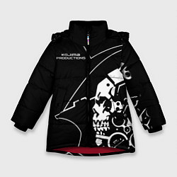 Куртка зимняя для девочки Ludens Kojima Productions, цвет: 3D-красный