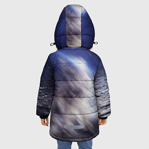 Зимняя куртка для девочки Starfield / 3D-Светло-серый – фото 4