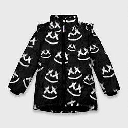 Зимняя куртка для девочки Marshmello: Black Pattern