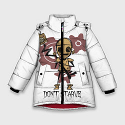 Куртка зимняя для девочки Don't Starve: WX-78, цвет: 3D-красный