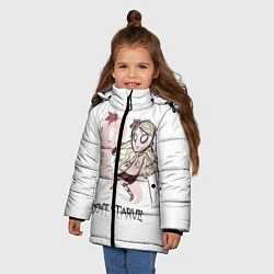 Куртка зимняя для девочки Don't Starve: Wendy, цвет: 3D-светло-серый — фото 2
