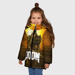 Куртка зимняя для девочки DOOM: Soldier, цвет: 3D-черный — фото 2