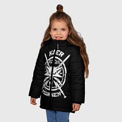 Куртка зимняя для девочки The Witcher: Kaer Morhen, цвет: 3D-светло-серый — фото 2
