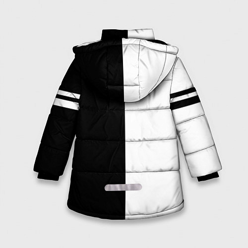 Зимняя куртка для девочки Monokuma School / 3D-Светло-серый – фото 2