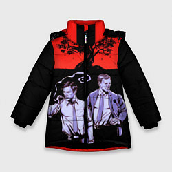 Куртка зимняя для девочки True Detective: Double Agents, цвет: 3D-черный