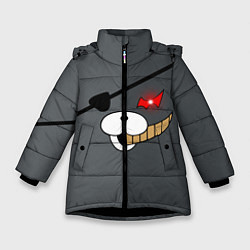 Куртка зимняя для девочки KUROKUMA, цвет: 3D-черный