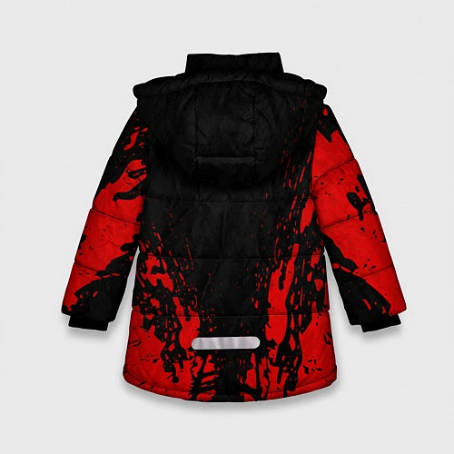Зимняя куртка для девочки Berserk Sword / 3D-Красный – фото 2