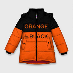 Куртка зимняя для девочки Orange Is the New Black, цвет: 3D-красный