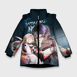 Куртка зимняя для девочки Satsuriku no tenshi, цвет: 3D-черный