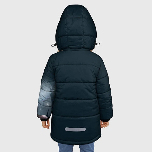 Зимняя куртка для девочки Satsuriku no tenshi / 3D-Светло-серый – фото 4