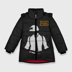 Куртка зимняя для девочки PUBG: Online, цвет: 3D-красный