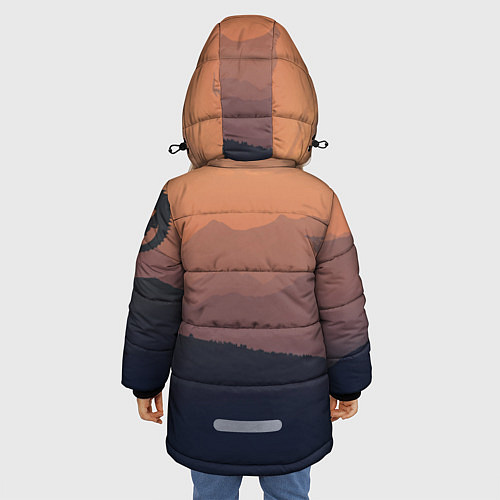 Зимняя куртка для девочки THE ELDER SCROLLS / 3D-Светло-серый – фото 4