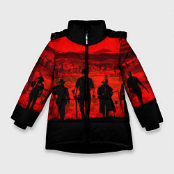 Куртка зимняя для девочки RDR 2: Sunset, цвет: 3D-черный