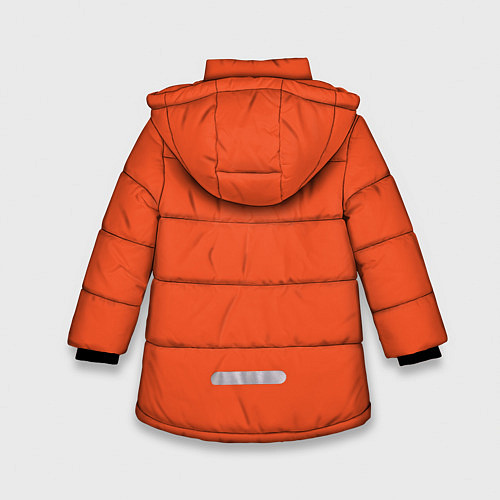 Зимняя куртка для девочки Лисичка / 3D-Красный – фото 2