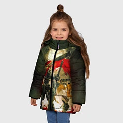 Куртка зимняя для девочки Momonga Narberal Gamma, цвет: 3D-светло-серый — фото 2