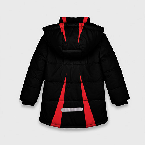 Зимняя куртка для девочки MMA Elite / 3D-Красный – фото 2