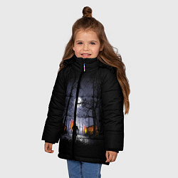 Куртка зимняя для девочки RDR 2: Black Cowboy, цвет: 3D-черный — фото 2