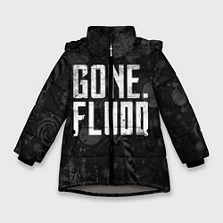 Куртка зимняя для девочки GONE Fludd Dark, цвет: 3D-светло-серый