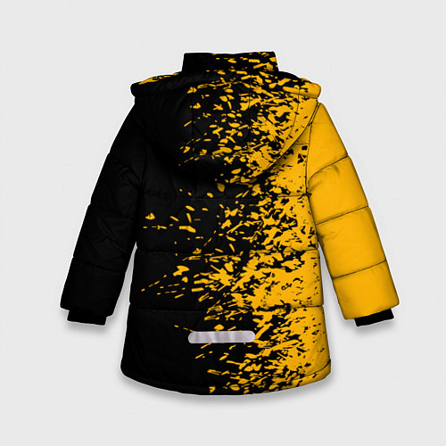 Зимняя куртка для девочки PUBG: Yellow vs Black / 3D-Красный – фото 2
