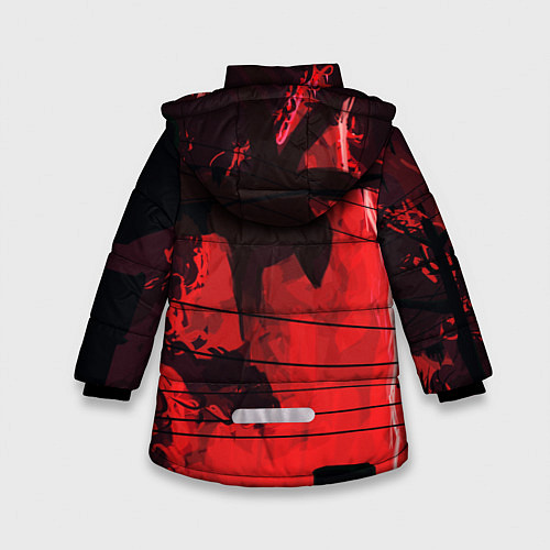 Зимняя куртка для девочки Stranger Things: Red Dream / 3D-Красный – фото 2