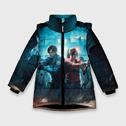Куртка зимняя для девочки Resident Evil 2, цвет: 3D-черный