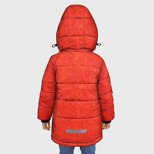 Зимняя куртка для девочки Карманный токийский гуль / 3D-Светло-серый – фото 4