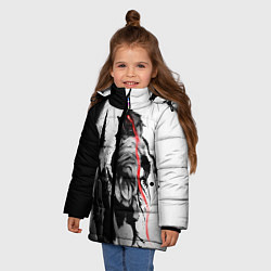 Куртка зимняя для девочки Убийца Гоблинов, цвет: 3D-красный — фото 2