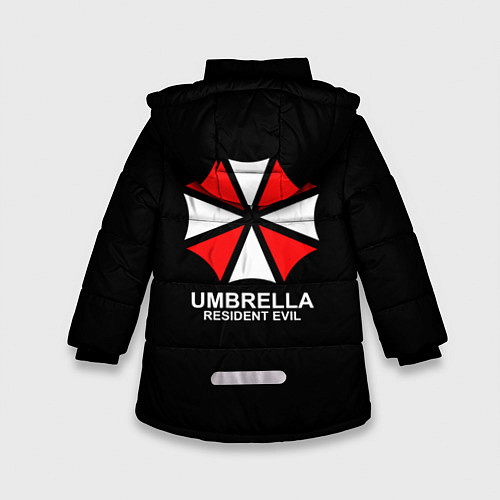 Зимняя куртка для девочки UMBRELLA CORP / 3D-Светло-серый – фото 2