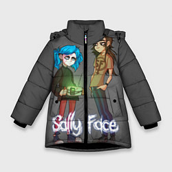 Куртка зимняя для девочки Sally Face: Friends, цвет: 3D-черный