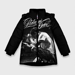 Куртка зимняя для девочки Parkway Drive, цвет: 3D-черный