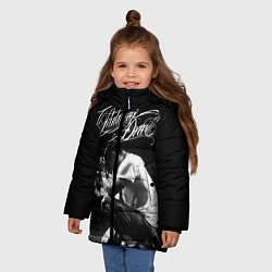 Куртка зимняя для девочки Parkway Drive, цвет: 3D-черный — фото 2