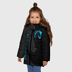 Куртка зимняя для девочки TEAM LIQUID, цвет: 3D-черный — фото 2