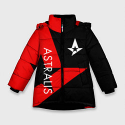 Куртка зимняя для девочки Astralis: Cybergaming, цвет: 3D-черный